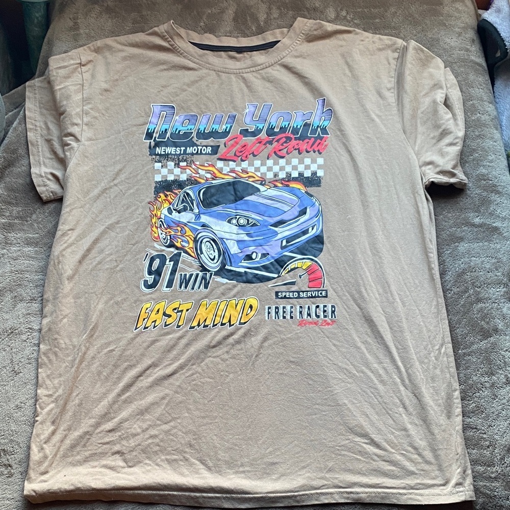 New York Car Graphic T-Shirt